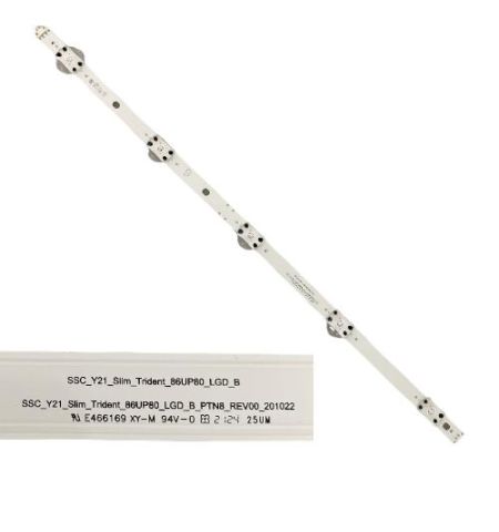 Tira 5 Leds LG 86UP80006LA TIPE B SSC_Y21_Slim_Trident_86UP80_LGD_B