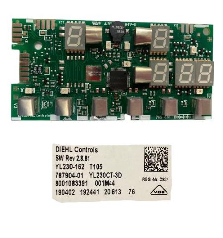 Módulo Electronico/Control Vitro BALAY 3EB967FR/02 YL230-162 8001083391 Módulo Electronico/Control Vitro BALAY 3EB967FR/02 YL230-162 8001083391