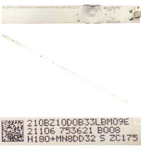 Tira 10 leds PHILIPS 55PUS7855/12 LBM550M1001-SK-2 210BZ10D0B33LBM09E Tira 10 leds PHILIPS 55PUS7855/12 LBM550M1001-SK-2 210BZ10D0B33LBM09E