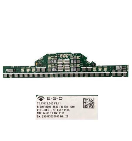 Módulo Electronico Vitro BOSCH PXX675DC1E/06 75.13129.540 V3.11 8001135471 Módulo Electronico Vitro BOSCH PXX675DC1E/06 75.13129.540 V3.11 8001135471