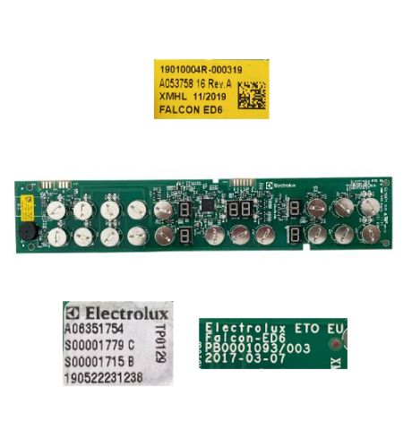 Modúlo Electrónico AEG IKB63301FB A053758 16 REV.A PB0001093/003 Modúlo Electrónico AEG IKB63301FB A053758 16 REV.A PB0001093/003