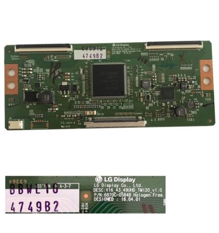 Placa T-Con LG 6870C-0584B LG 49UH610V... LG 49UH620V, LG 49UH603V... Placa T-Con LG 6870C-0584B LG 49UH610V... LG 49UH620V, LG 49UH603V...