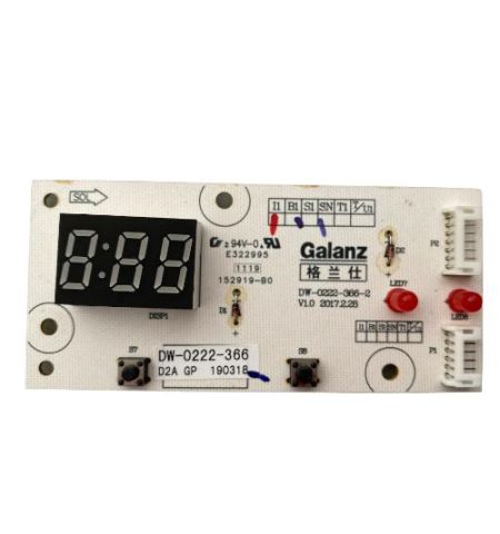 Módulo Electrónico Display Lavavajillas Schneider SLFS 6431X DW-0222-366-2 SWAP/USADO Módulo Electrónico Display Lavavajillas Schneider SLFS 6431X DW-0222-366-2 SWAP/USADO