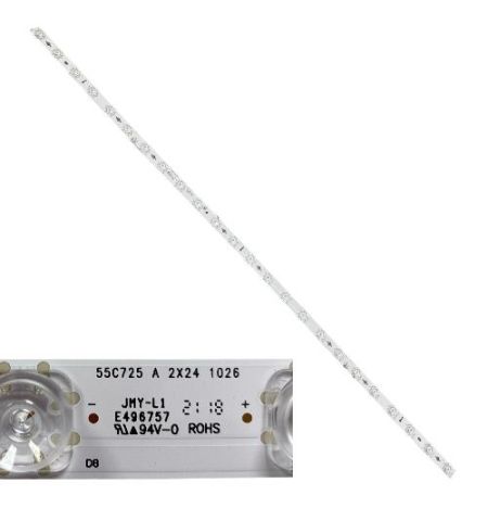 Tira 24 LEDS TCL 55C725X1 55C725 JMY-L1 YHF B0101-000115 de desmontaje Tira 24 LEDS TCL 55C725X1 55C725 JMY-L1 YHF B0101-000115 de desmontaje