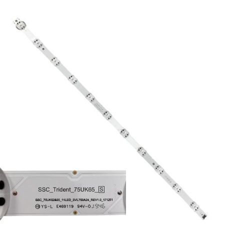 Tira 11 Leds LG 75UL3E-T SSC_Trident_75UK65_S EAV63992 Tira 11 Leds LG 75UL3E-T SSC_Trident_75UK65_S EAV63992