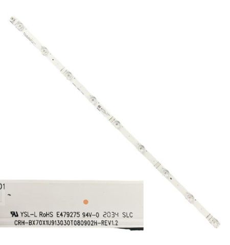 Tira 9 leds Hisense 70A7100F CRH-BX70X1U913030T080902H-REV1.2 YSL-L Tira 9 leds Hisense 70A7100F CRH-BX70X1U913030T080902H-REV1.2 YSL-L