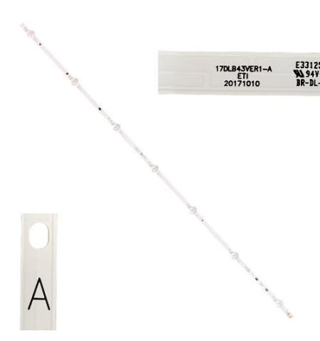 Tira 7 Leds Panasonic TX-43E200E TYPE A 17DLB43VER1-A 20171010 Tira 7 Leds Panasonic TX-43E200E TYPE A 17DLB43VER1-A 20171010
