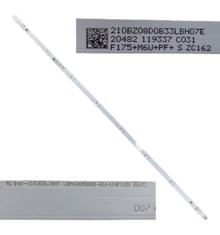 Tira 8 leds Philips 43PUS7855/12 LBM430M0801-EU-1 Tira 8 leds Philips 43PUS7855/12 LBM430M0801-EU-1
