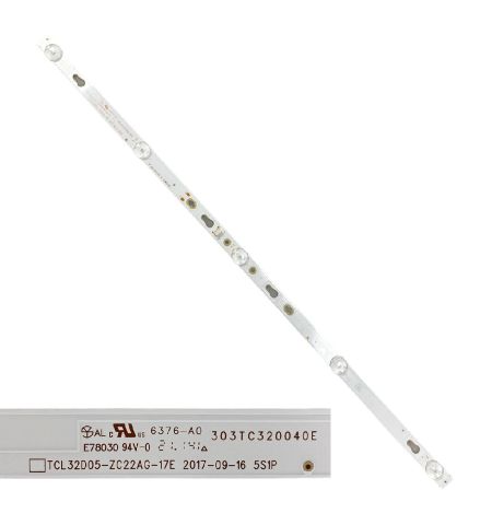 Tira 5 LEDS XIAOMI L32M5-5ASP TCL32D05-ZC22AG-17E 303TC320040E swap / de desmontaje Tira 5 LEDS XIAOMI L32M5-5ASP TCL32D05-ZC22AG-17E 303TC320040E swap / de desmontaje