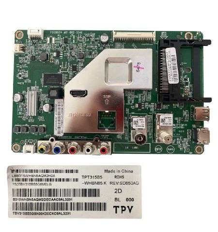 Placa Main LG 32LK500BPLA 715G8524-M01-B02-004K TPT315B5 Placa Main LG 32LK500BPLA 715G8524-M01-B02-004K TPT315B5