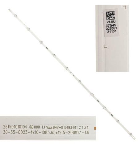 Tira 10 Leds Samsung UE55AU7175U 261501010104 VL8U BN96-02355Y Tira 10 Leds Samsung UE55AU7175U 261501010104 VL8U BN96-02355Y