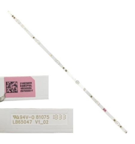 Tira 6 leds PHILIPS 65PUS6162/12 LB65047 V1_02 TYPE R Tira 6 leds PHILIPS 65PUS6162/12 LB65047 V1_02 TYPE R