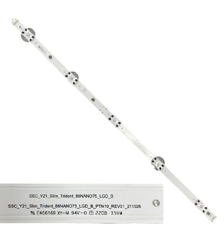 Tira 5 leds LG 86NANO766QA TYPE B SSC_Y21_Slim_Trident_86NANO75_LGD_B Tira 5 leds LG 86NANO766QA TYPE B SSC_Y21_Slim_Trident_86NANO75_LGD_B