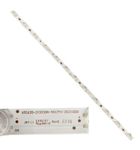Tira 6 leds TCL 65C639 65C635-ZX3030A-4X12YH-20211009 Tira 6 leds TCL 65C639 65C635-ZX3030A-4X12YH-20211009