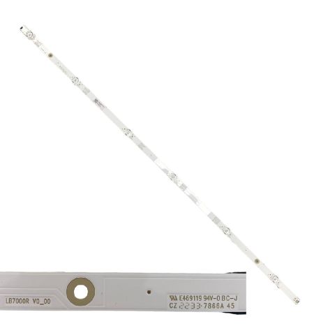 Tira 6 leds PHILIPS 70PUS7906/12 LB7000R V0_00 E469119 94V-0 swap de desmontaje