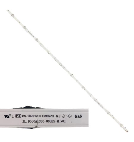Tira 10 leds Hisense 55E7HQ JL.D550A1330-003BS-M_V01 swap de desmontaje Tira 10 leds Hisense 55E7HQ JL.D550A1330-003BS-M_V01 swap de desmontaje
