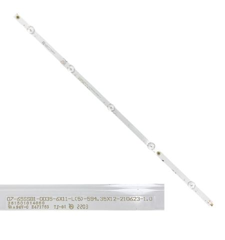 Tira 5 Leds Samsung UE65AU7095U 07-65SSB1-0035-6X11-L Tira 5 Leds Samsung UE65AU7095U 07-65SSB1-0035-6X11-L