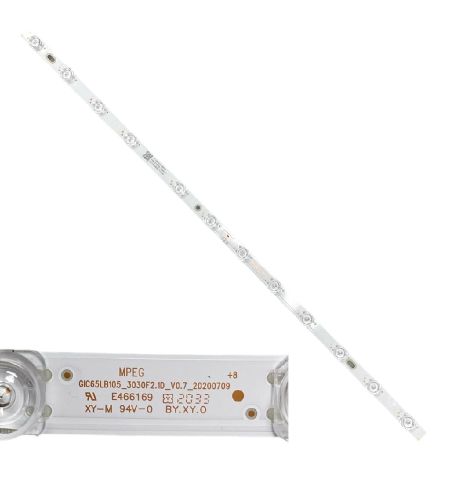 Tira 12 leds Thomson 65UG6300 GIC65LB105_3030F2.1D_V0.7_20200709