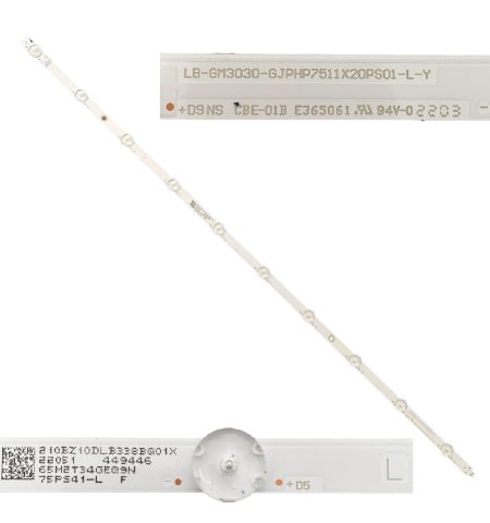 Tira 10 leds Philips 75PUS7906/12 TYPE L LB-GM3030-GJPHP757511X20PS01-L-Y Tira 10 leds Philips 75PUS7906/12 TYPE L LB-GM3030-GJPHP757511X20PS01-L-Y