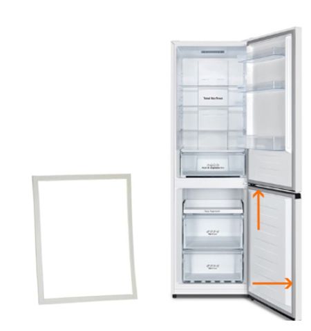 Burlete Puerta Congelador Hisense RB390N4AW1, NUEVA. Alto: 56 cms, Ancho:75 cms Burlete Puerta Congelador Hisense RB390N4AW1, NUEVA. Alto: 56 cms, Ancho:75 cms