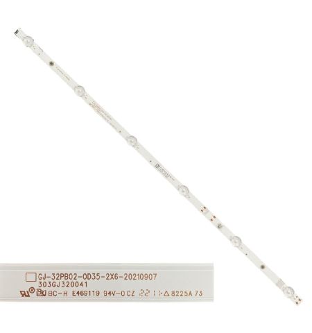 Tira 6 leds Philips 32PHS5507/12 GJ-32PB02-0D35-2X6-20210907