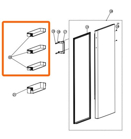 Balda Puerta Frigorífico Hisense RL313D4AW1 NUEVA
Balda Puerta Frigorífico Hisense RL313D4AW1 NUEVA