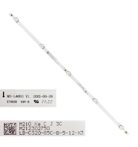 Tira 5 leds CHIQ L32G7L MS-L4653 LB-C320-G5C-B-5-12-X3 Tira 5 leds CHIQ L32G7L MS-L4653 LB-C320-G5C-B-5-12-X3