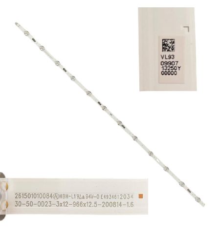 Tira 12 Leds Samsung UE50TU8005K BN96-13250Y 261501010084 swap de desmontaje Tira 12 Leds Samsung UE50TU8005K BN96-13250Y 261501010084 swap de desmontaje