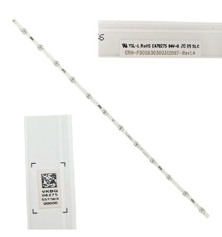 Tira 12 Leds Samsung UE50TU8005K BN96-55150X CRH-P50S630300312097-Rev1.4 swap de desmontaje Tira 12 Leds Samsung UE50TU8005K BN96-55150X CRH-P50S630300312097-Rev1.4 swap de desmontaje