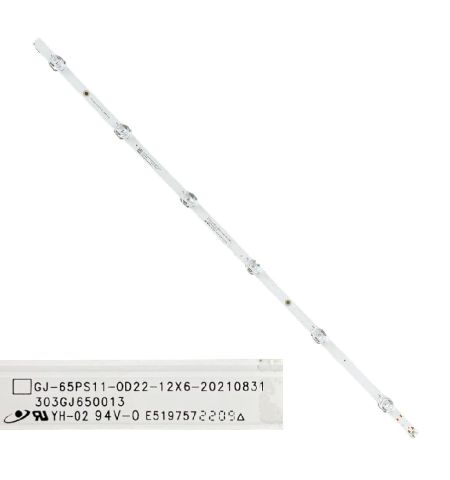 Tira 6 leds Philips 65PUS7906/12 GJ-65PS11-0D22-12X6-20210831 303GJ650013 Tira 6 leds Philips 65PUS7906/12 GJ-65PS11-0D22-12X6-20210831 303GJ650013