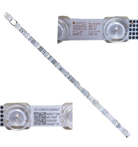 Tira 6 leds TCL 50P615 GIC50LB45_ 3030F2.1D 4C-LB5013-ZM06J Tira 6 leds TCL 50P615 GIC50LB45_ 3030F2.1D 4C-LB5013-ZM06J