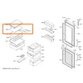 Cristal Cto.Bandeja Cristal BO NF12 V+ BOSCH KGN36XI45/24, NUEVA. Con plasticos Cristal Cto.Bandeja Cristal BO NF12 V+ BOSCH KGN36XI45/24, NUEVA. Con plasticos