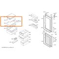Cristal Cto.Bandeja Cristal BO NF12 V+ BOSCH KGN36XI45/24, NUEVA. Con plasticos Cristal Cto.Bandeja Cristal BO NF12 V+ BOSCH KGN36XI45/24, NUEVA. Con plasticos