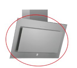 Cristal y Puerta Exterior Campana Balay 3BC8880G/03 con Amortiguador