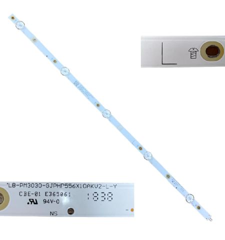 Tira 5 leds Philips 55PUS6703/12 LB-PM3030 LB-PM3030-GJPHP556X10AKV2-L-Y TYPE L (SWAP) Tira 5 leds Philips 55PUS6703/12 LB-PM3030 LB-PM3030-GJPHP556X10AKV2-L-Y TYPE L (SWAP)
