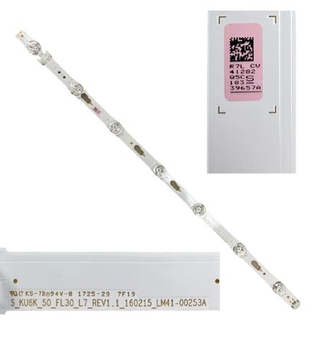 Tira 7 Leds Samsung UE50MU6125K BN96-39657A Tira 7 Leds Samsung UE50MU6125K BN96-39657A