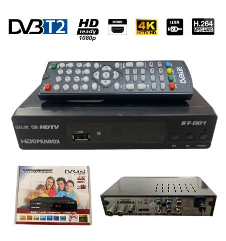 TDT HD Decodificador Digital Terrestre DVB-T2 4K HDTV Receptor