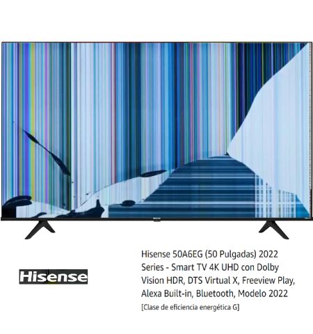 Hisense 50A6EG, NUEVOS, Con pantalla - panel rota, para despiece. SIN MANDO A DISTANCIA. Hisense 50A6EG, NUEVOS, Con pantalla - panel rota, para despiece. SIN MANDO A DISTANCIA.