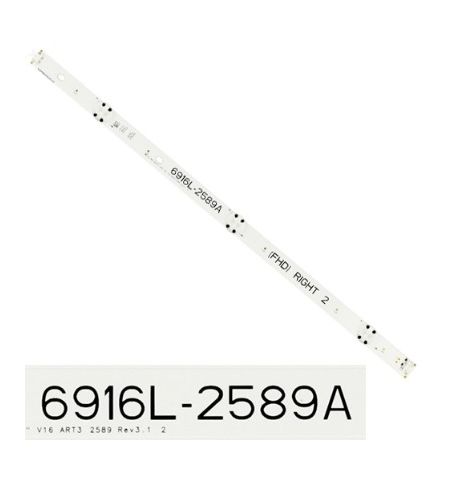 Tira 3 leds 6916L-2589A, LG 49LH630V Tira 3 leds 6916L-2589A, LG 49LH630V