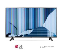 LG 55UQ75006LF NUEVO, Con pantalla - panel rota, para despiece. SIN MANDO A DISTANCIA.