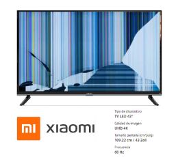 XIAOMI L43M7-FVEU NUEVO, Con pantalla - panel rota, para despiece. SIN MANDO A DISTANCIA.