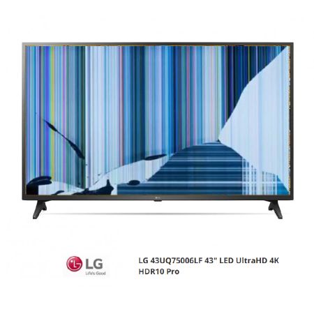LG 43UQ75006LF NUEVO, Con pantalla - panel rota, para despiece. SIN MANDO A DISTANCIA. LG 43UQ75006LF NUEVO, Con pantalla - panel rota, para despiece. SIN MANDO A DISTANCIA.