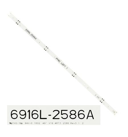 Tira 4 leds 6916L-2586A, LG 49LH630V Tira 4 leds 6916L-2586A, LG 49LH630V