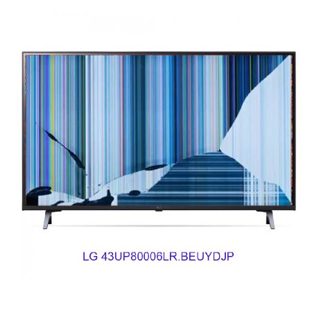 LG 43UQ75006LF.BEUFDJP NUEVO, Con pantalla - panel rota, para despiece. SIN MANDO A DISTANCIA.