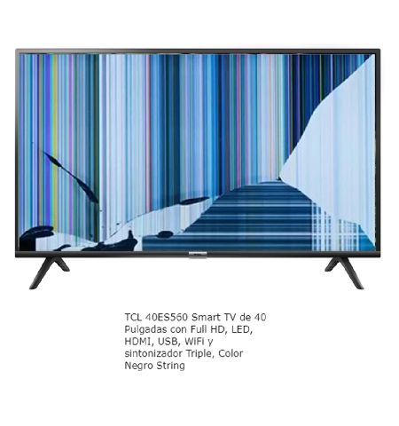 TCL 40ES560, NUEVOS, Con pantalla - panel rota, para despiece. SIN MANDO A DISTANCIA. TCL 40ES560, NUEVOS, Con pantalla - panel rota, para despiece. SIN MANDO A DISTANCIA.