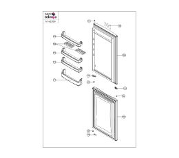 Despiece frigorífico EDESA HOME-F630B
