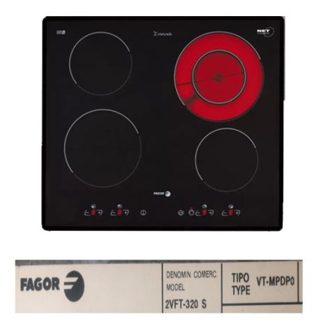 Despiece vitrocerámica FAGOR 2VFT-320 S Despiece vitrocerámica FAGOR 2VFT-320 S