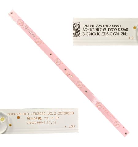 Tira 6 leds KUNFT K5182H24H GDCH24LB10_LED3030_V0.2_20190218 Tira 6 leds KUNFT K5182H24H GDCH24LB10_LED3030_V0.2_20190218