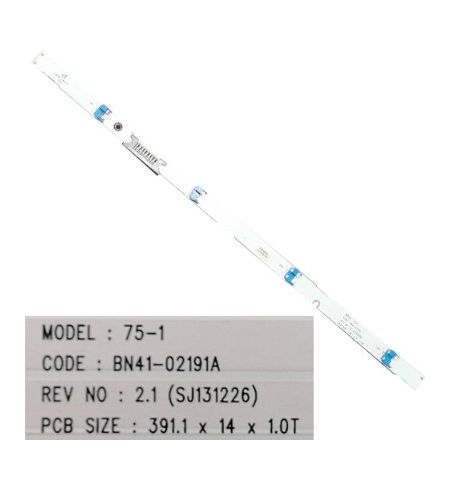 Tira Conexión Leds BN41-02191A, Samsung UE75H6400AW Tira Conexión Leds BN41-02191A, Samsung UE75H6400AW