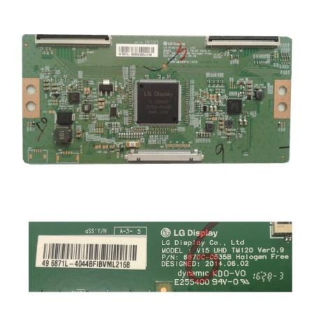 Placa Tcon 6870C-0535B 49 6871L - 4044B... V15 43UHD TM120 Ver 0.9 Philips 49UF6907 Placa Tcon 6870C-0535B 49 6871L - 4044B... V15 43UHD TM120 Ver 0.9 Philips 49UF6907